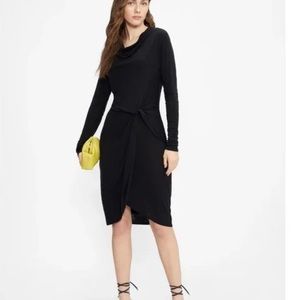 Ted Baker Neyda Draped long-sleeved jersey dress